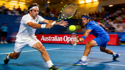 网球大满贯赛事澳大利亚公开赛男单决赛精彩回合